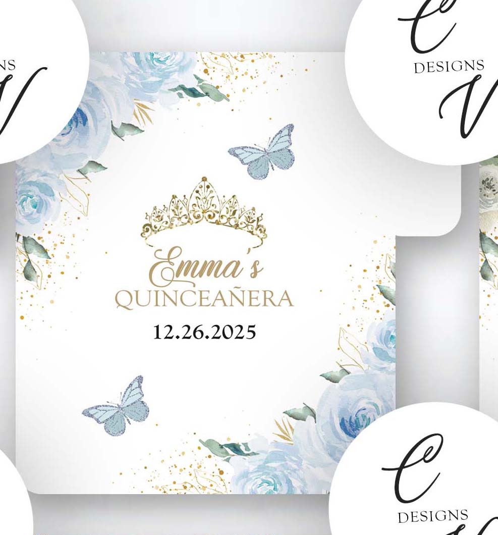 Quinceanera Sweet Sixteen Lip Balm Labels