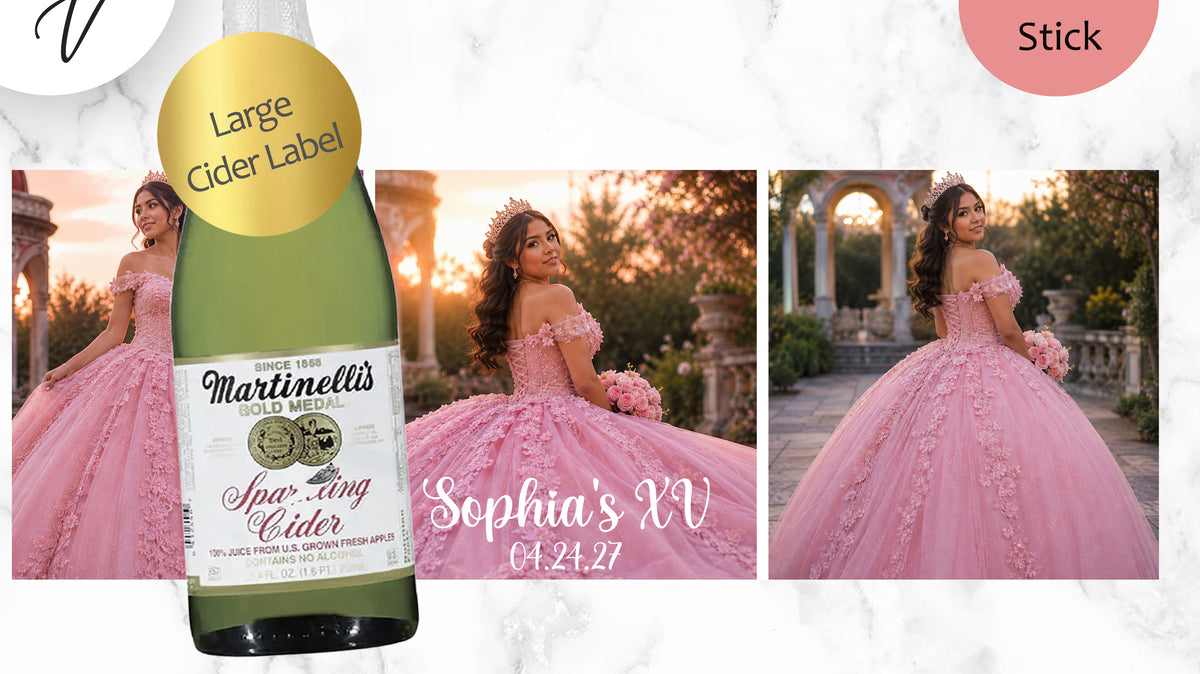 Cider Label Photo Full Wrap Small or Large Labels